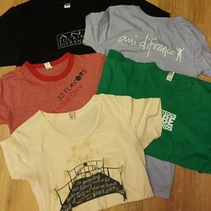 Ani Difranco T-shirt BUNDLE!!